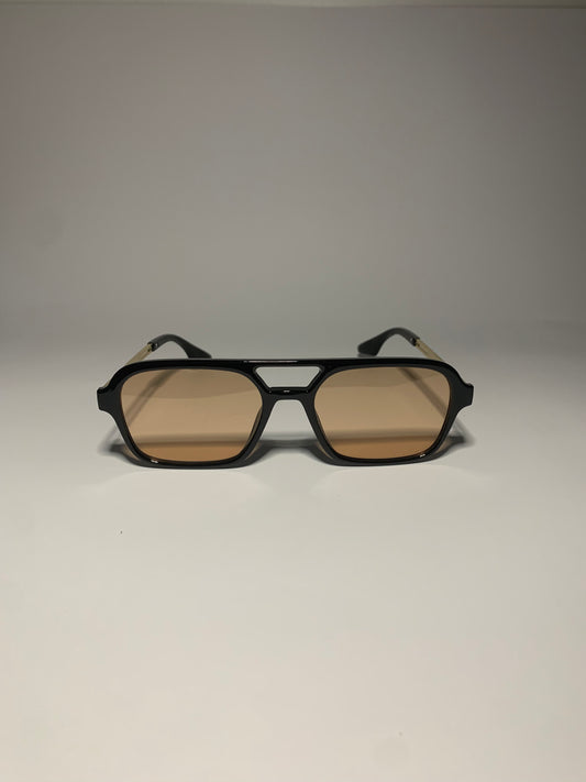 PEACH DESIRE - SQUARE BROWN & BLACK - STRAYA square