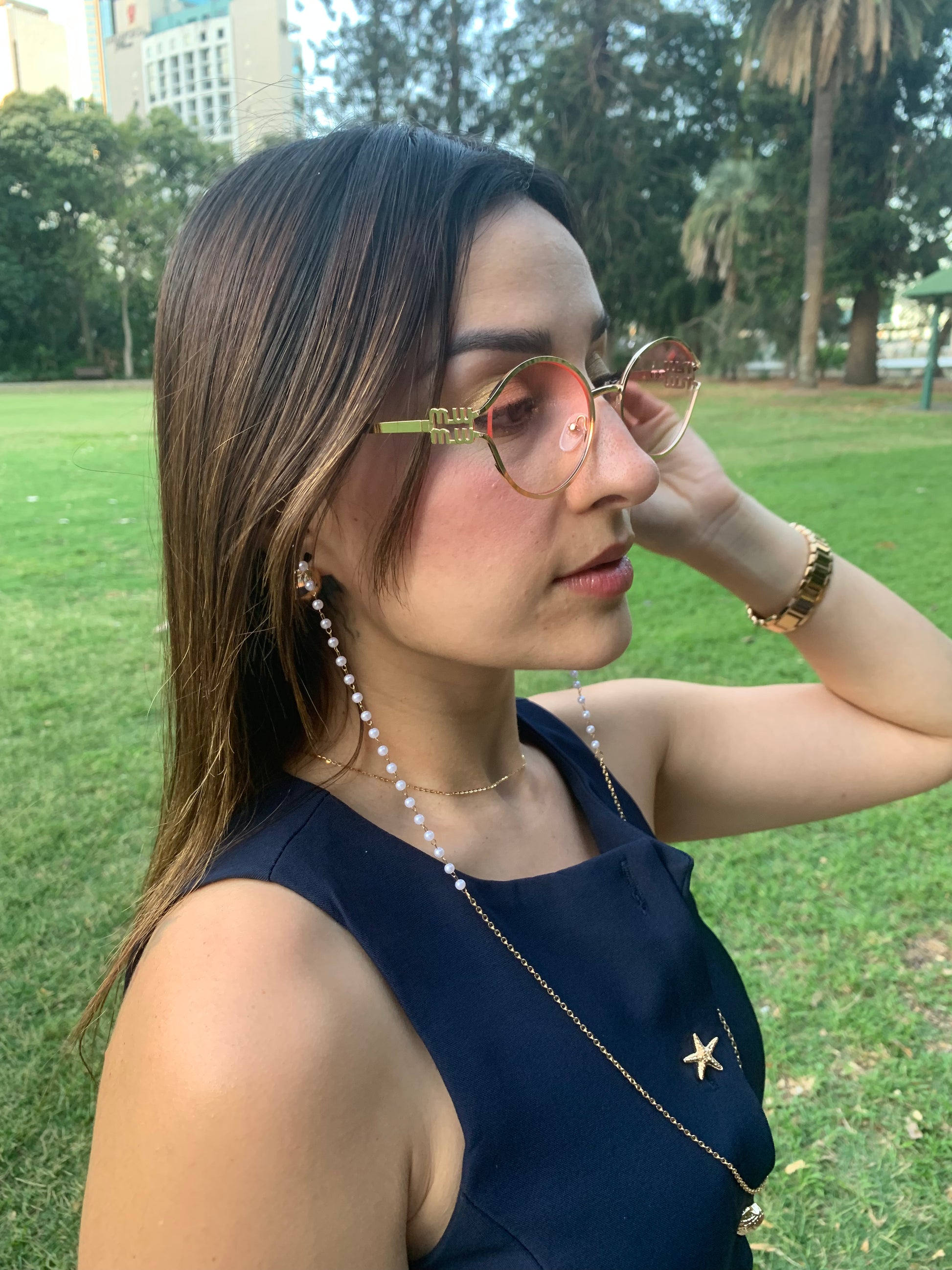 PEARL CHAIN - FASHION WHITE PEARL - STRAYA