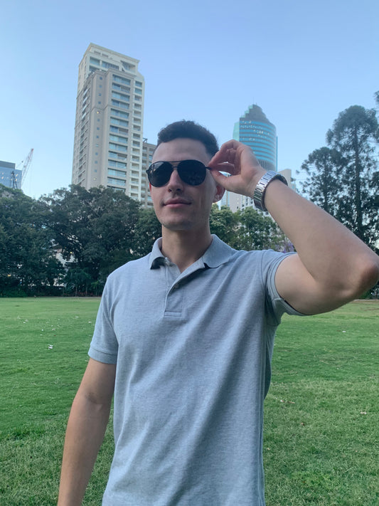 BLACK HORIZON - AVIATOR DARK BLACK - STRAYA Aviator