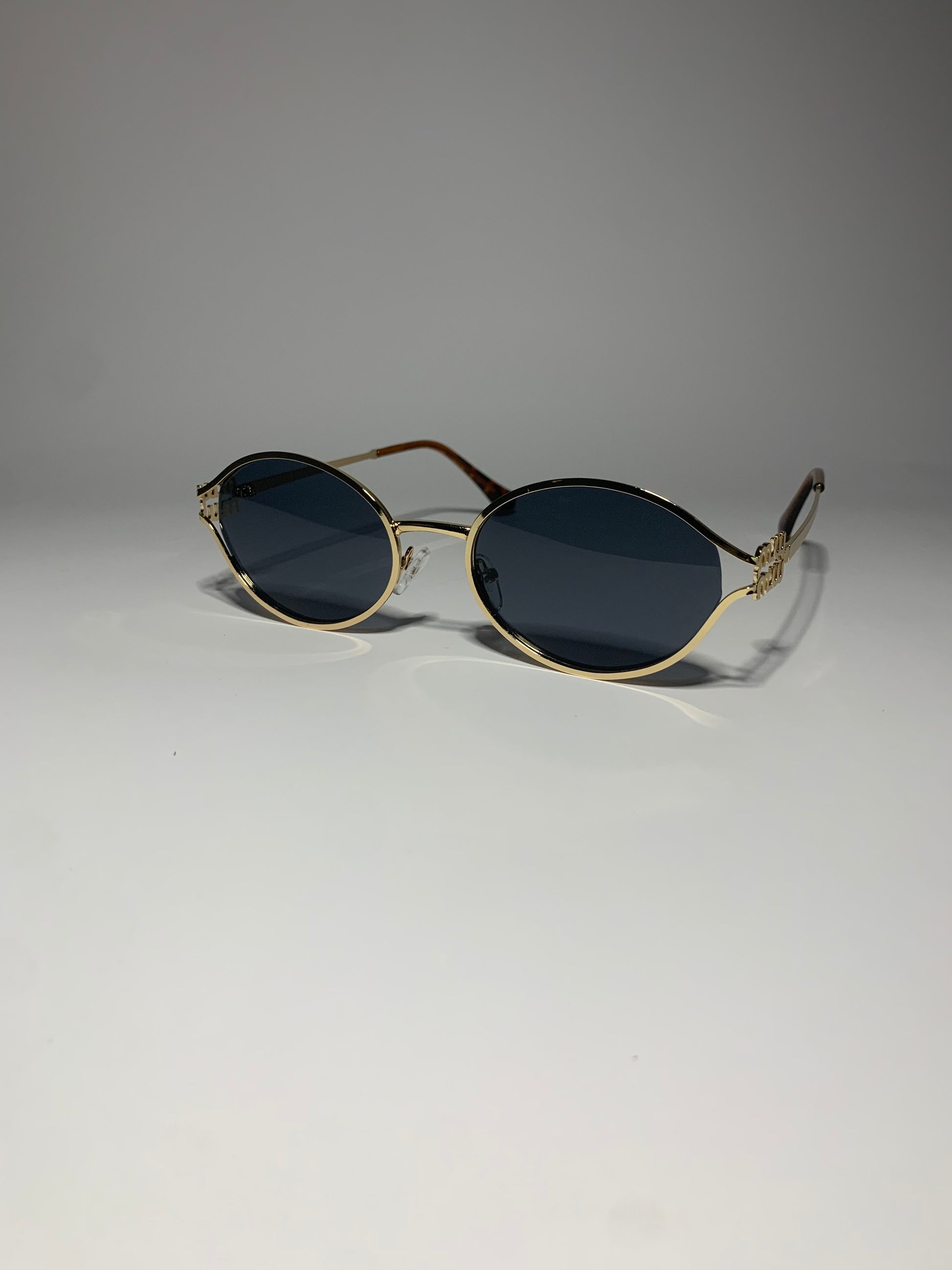 AZURE GRADIENT - OVAL BLUE & GOLD - STRAYA Oval