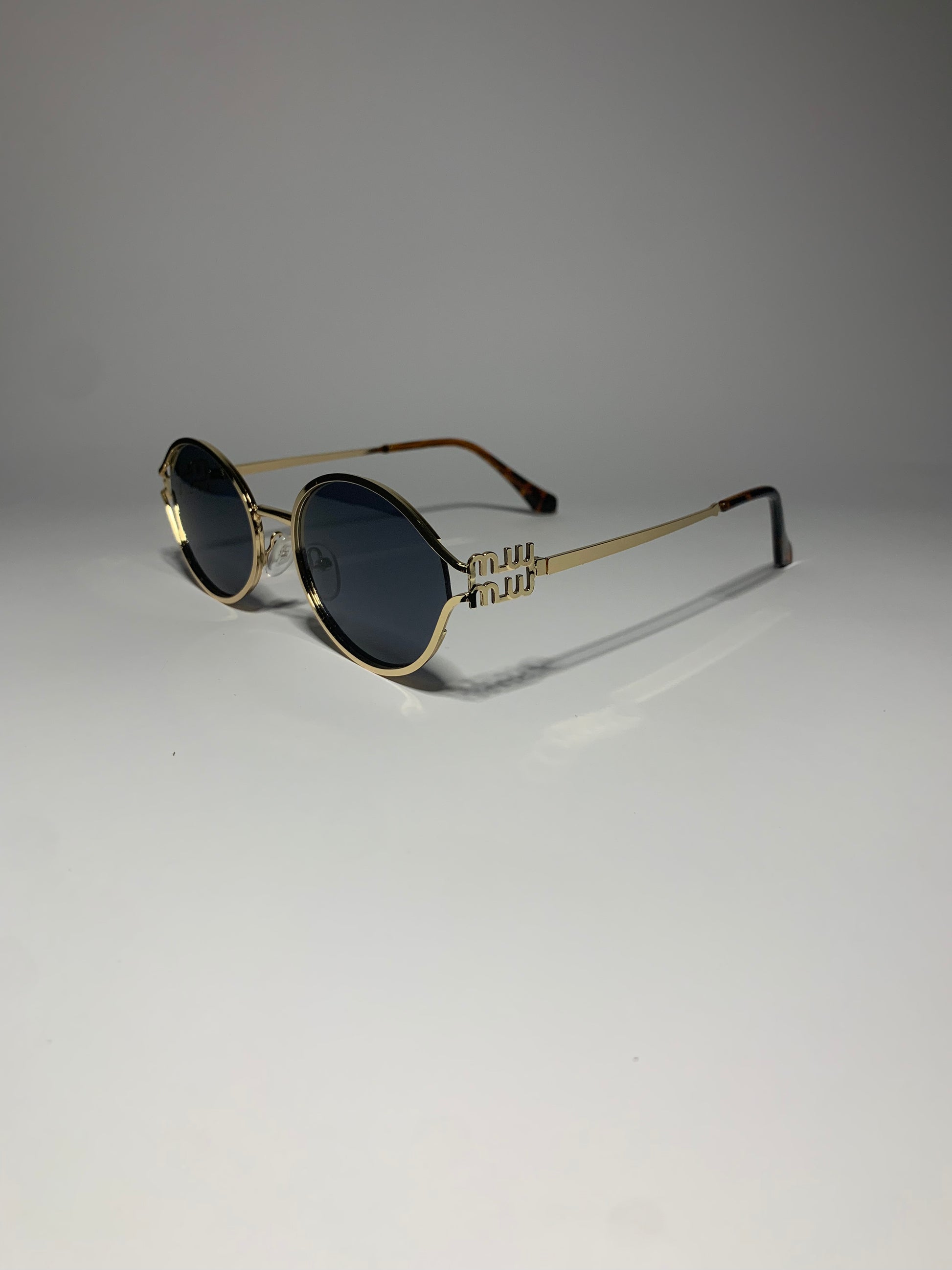 AZURE GRADIENT - OVAL BLUE & GOLD - STRAYA Oval